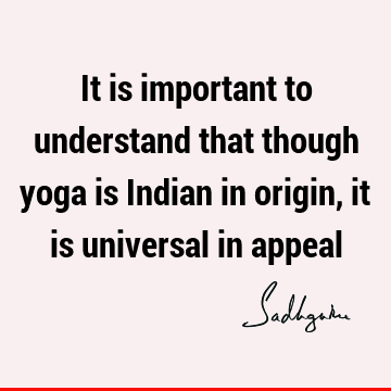 : Short, yoga, india Quote