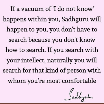 If a vacuum of