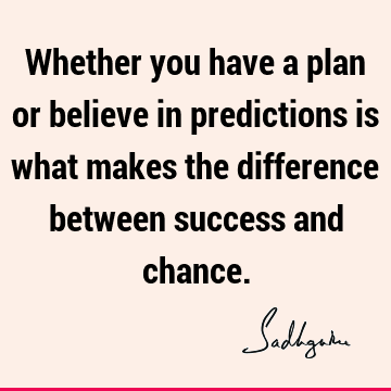 hance. : Success Quote