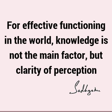 : perception, world Quote