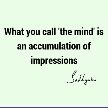 What you call
